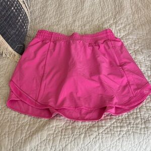 Lululemon Pink Hotty Hot long skirt